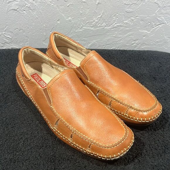 🔥 PIKOLINOS  Moccasin Driving Loafer Leather Slip On Shoe Men Sz 45 (11.5-12 US - Picture 3 of 13